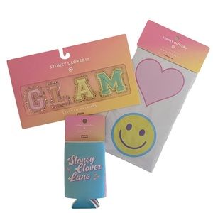 Stoney Clover Lane x Target GLAM Patch, Drink Cozies & Vinyl Sticker Bundle